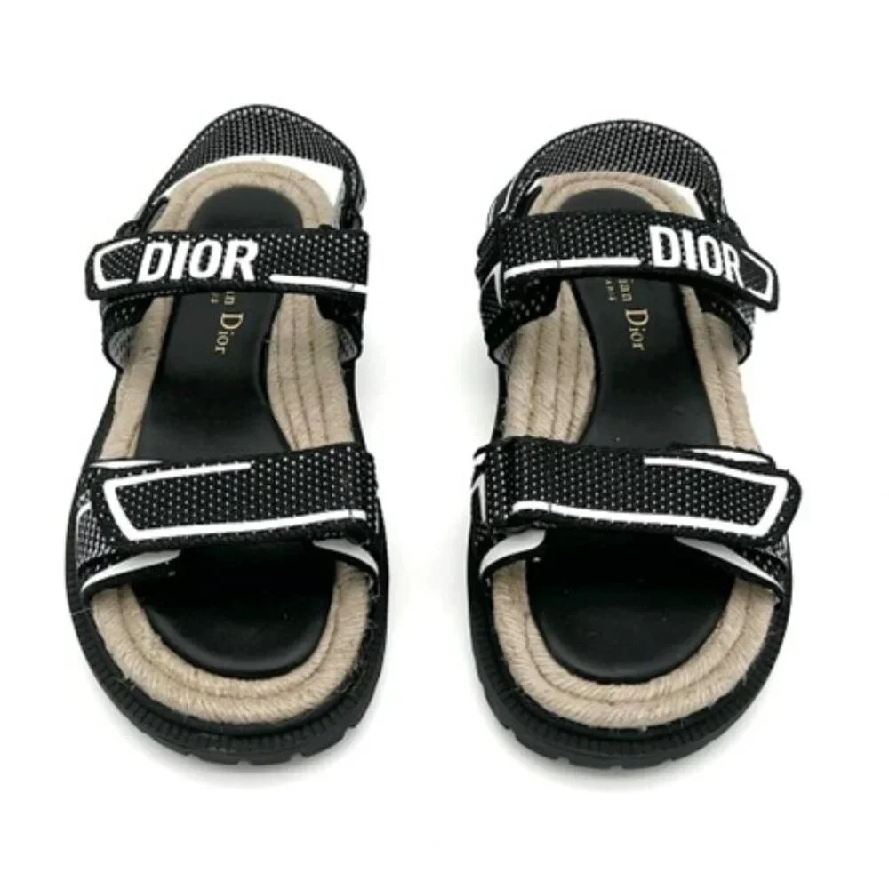 EUC-Worn Once-Dior Dioract Sandal - Black - 39 - Picture 2 of 5